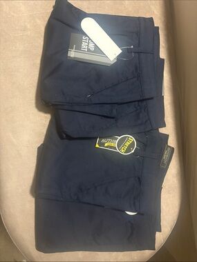 Navy Blue uniform shorts and pants - Stretch